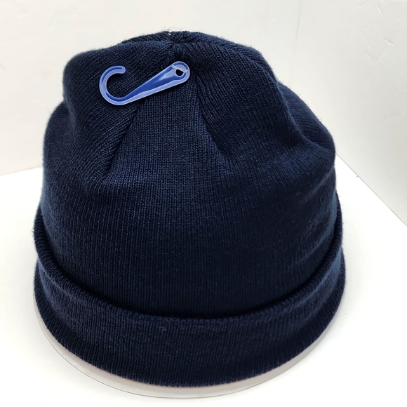 TOMMY HILFIGER HAT BEANIE , NAVY, UNISEX - Picture 3 of 10
